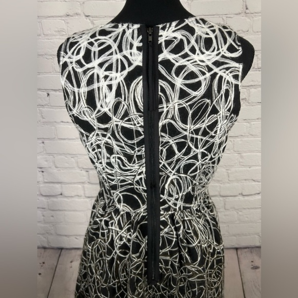 Anthropologie Maeve Embroidered Fading Tracery Sleeveless Dress size 4 - Picture 7 of 14